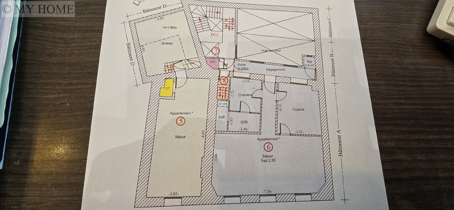 Vente appartement - TOUL 74 m², 3 pièces